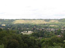 View towards the North Downs